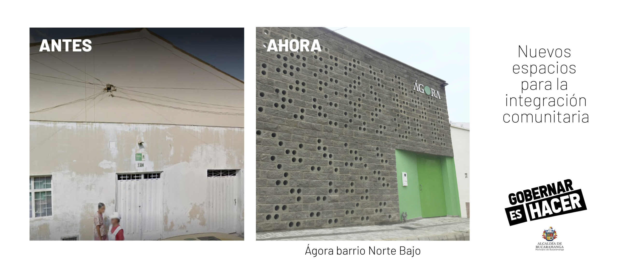 Nueva ágora realza los ambientes de integración en el barrio Norte Bajo