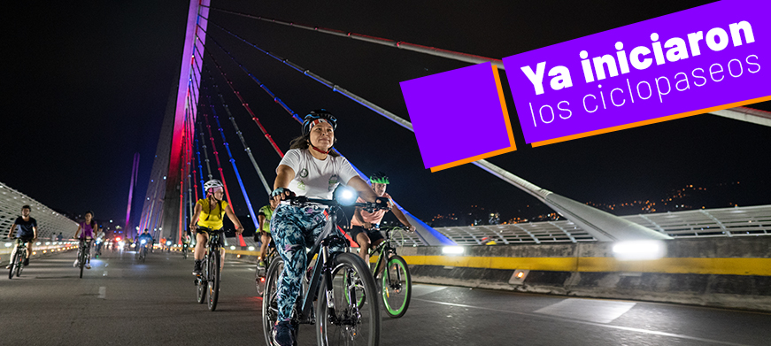 Ya iniciaron los ciclopaseos en Bucaramanga