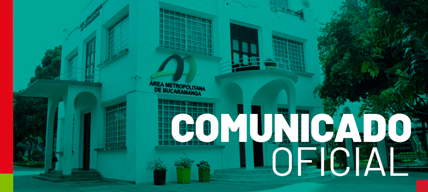 Comunicado oficial: Área Metropolitana de Bucaramanga tiene nuevo Director (e)
