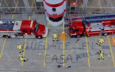 Bomberos de Bucaramanga, héroes durante la contingencia por el Covid-19