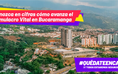 Conozca en cifras cómo avanza el Simulacro Vital en Bucaramanga