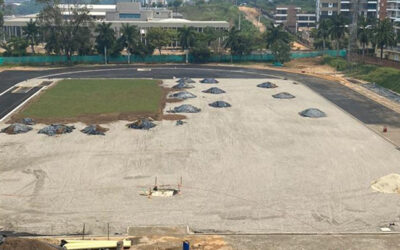 Obras del Estadio de Atletismo La Flora se encuentran en un 46% de avance