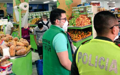 Continúan controles sanitarios en droguerías, dispensarios y supermercados de Bucaramanga