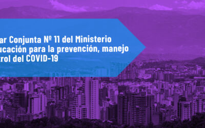 Secretaría de Educación de Bucaramanga socializa Circular Conjunta Nº 11 para prevención, manejo y control del COVID-19 en colegios