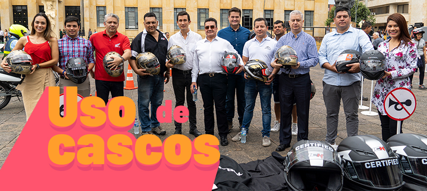 Tránsito exigirá a motociclistas el casco reglamentario
