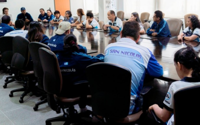 El Centro de Educación Especial San Nicolás visitó las instalaciones de la Alcaldía de Bucaramanga