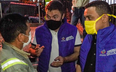Con el apoyo del cuerpo Oficial de Bomberos de Bucaramanga se surtió de agua el barrio Buenavista