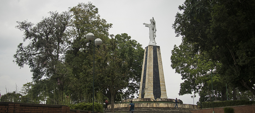 Obras de modernización del alumbrado en el Parque Morrorico tienen un 75% de avance