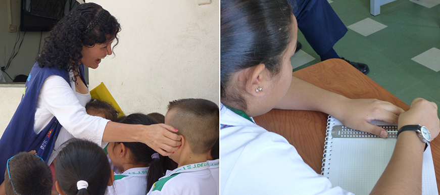 Así se educa ‘en casa’ a población con discapacidad que estudia en colegios oficiales de Bucaramanga