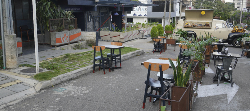 Alcalde de Bucaramanga realizó piloto para apertura de restaurantes