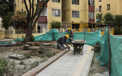 Alcaldía de Bucaramanga repotenció los andenes del barrio Ciudad Bolívar