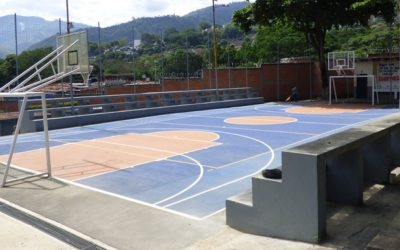 Institución Educativa Santo Ángel ya cuenta con un verdadero escenario deportivo