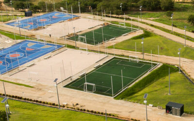 El importante Parque Contemplativo El Carrasco ya se ilumina con energía solar