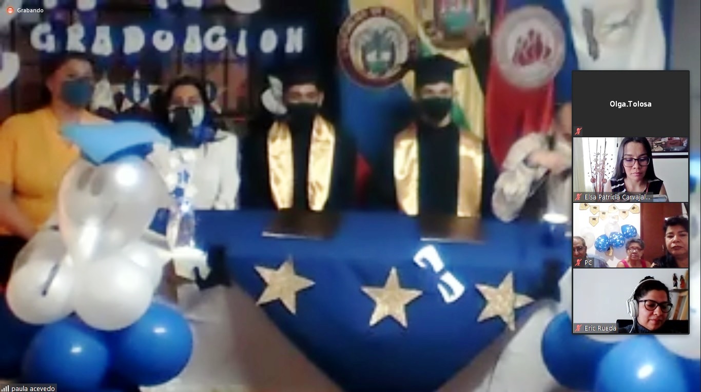 Andrés Páez de Sotomayor graduó como bachilleres a dos jóvenes del Sistema de Responsabilidad Penal