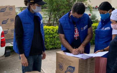 20 mil tapabocas y 800 litros de alcohol fueron estregados por el Municipio a Centros Vida y Centros de Bienestar del Adulto Mayor