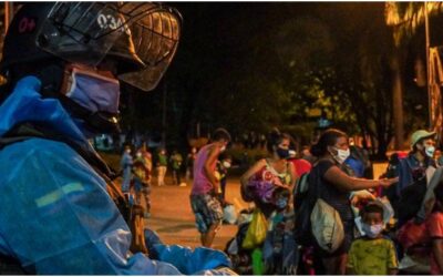 Alcaldía de Bucaramanga, tras finalizar con éxito los traslados humanitarios, recuperó el espacio público en el Parque del Agua