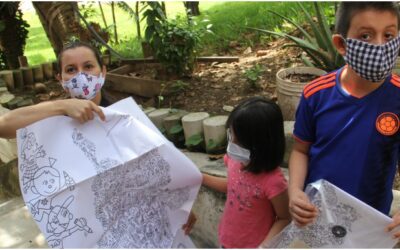 Teatro Santander, con apoyo de la Alcaldía de Bucaramanga, ha entregado 5.000 productos didácticos en los sectores más vulnerables