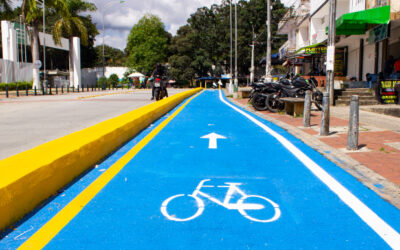 Ya empieza a tener vida el tramo de ciclo-infraestructura en la calle 9na