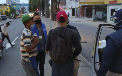 Alcaldía de Bucaramanga, con apoyo interinstitucional, adelantó controles a los limpiavidrios en los semáforos de la ciudad 