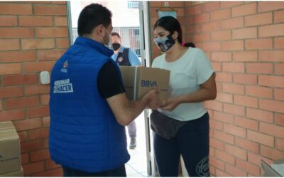 150 familias bumanguesas en condición de vulnerabilidad recibieron ayudas alimentarias