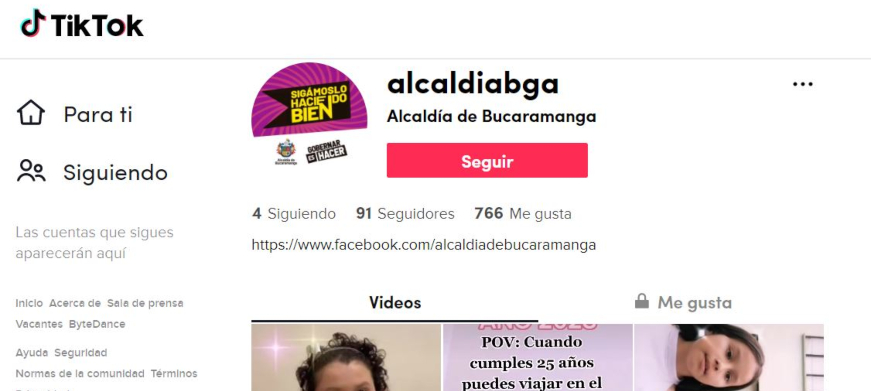 Alcaldía preseleccionó 50 videos participantes del concurso “Luces, cámara…Tik Tok” ¡Vayan a dar su ‘Like’!