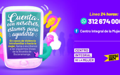 Bucaramanga cuenta con una línea rápida para orientar a las mujeres expuestas a la violencia