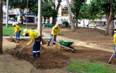 La EMAB intensifica trabajos para recuperar el Parque Antonia Santos