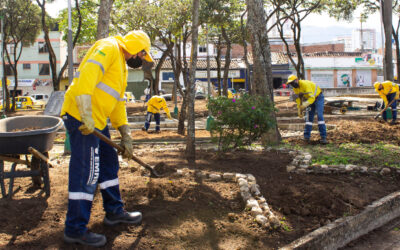 Alcaldía de Bucaramanga recupera con intervenciones de calidad el Parque de los Periodistas