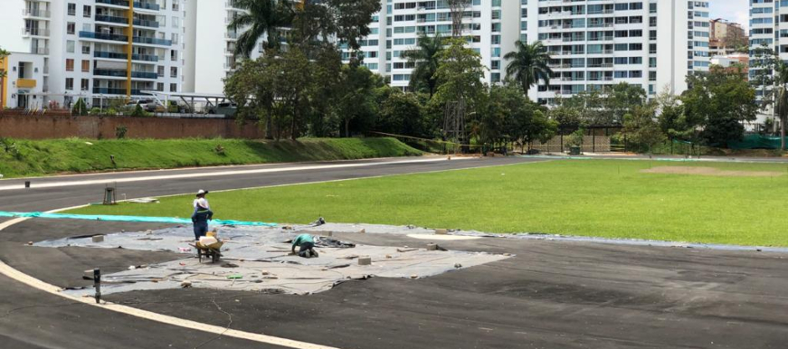 Alcaldía de Bucaramanga espera en octubre próximo iniciar con la instalación de la nueva pista atlética del Estadio La Flora