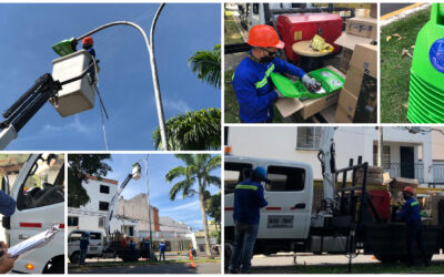 Alcaldía de Bucaramanga instala más de 8.200 luminarias Led en cinco comunas, para propiciar entornos amables y seguros