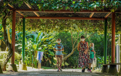 Bumangueses se reencontraron con el entorno natural del Parque La Flora