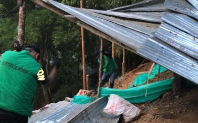 Alcaldía de Bucaramanga, con apoyo interinstitucional, recuperó predio de la Comuna 8 que estaba en zona de riesgo