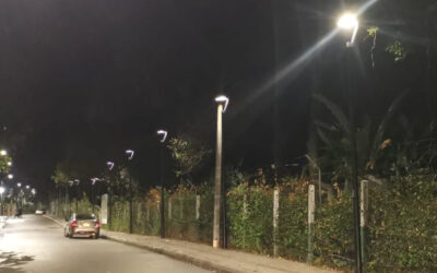 Moderna iluminación propicia seguridad y bienestar en el perímetro del Parque Ecológico La Flora