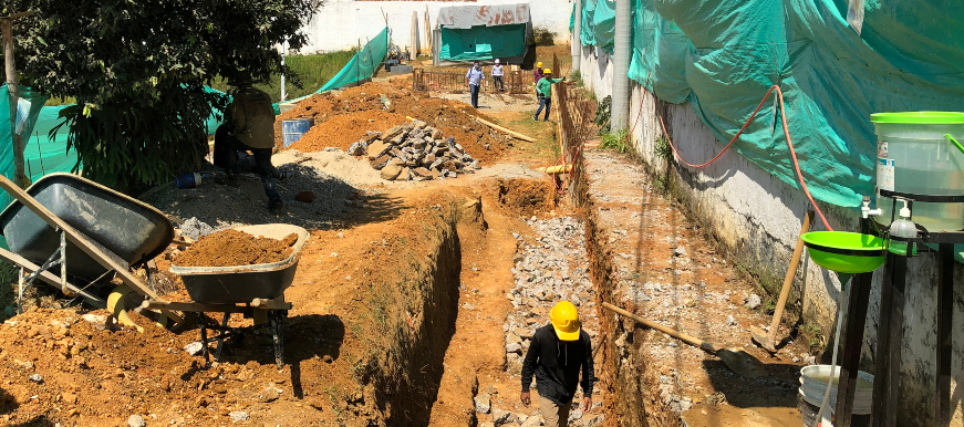 Alcaldía de Bucaramanga inició la construcción de una nueva Ágora en el barrio Villa del Prado