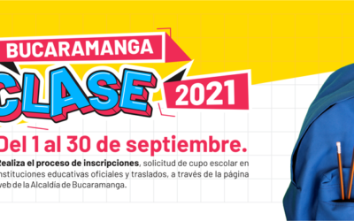 Desde hoy ingrese a la página de la Alcaldía de Bucaramanga e inscriba a sus hijos para un cupo escolar en 2021
