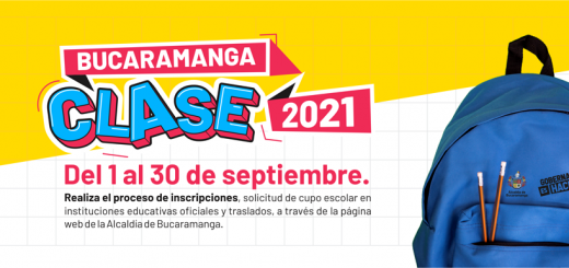 4.820 personas ya se inscribieron para acceder a un cupo escolar en instituciones educativas oficiales de Bucaramanga