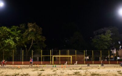 La iluminación se convirtió en un factor de bienestar en la cancha Las Palmas del Mutis