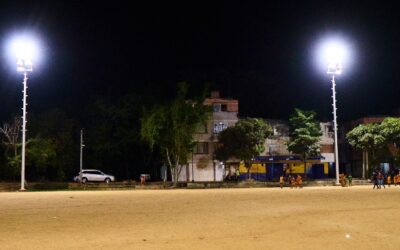 Alcaldía de Bucaramanga modernizó la iluminación de la emblemática cancha del Mutis