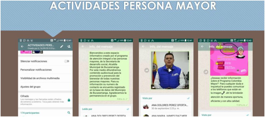 Alcaldía crea nuevos canales de comunicación para llegar con la oferta institucional a las personas mayores