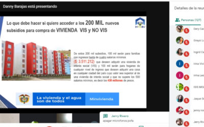 Cerca de 140 personas participaron en socialización de los nuevos subsidios de vivienda del orden nacional