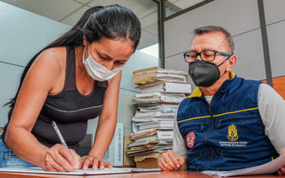Alcaldía mantiene su compromiso con la reubicación de damnificados por incendio en José María Córdoba