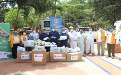 100 kits de bioseguridad entregó a la ESE Isabu el Lions Clubs International