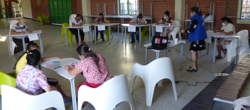 Mujeres del barrio Santander y sus alrededores se pronunciaron sobre desigualdad, violencia y discriminación