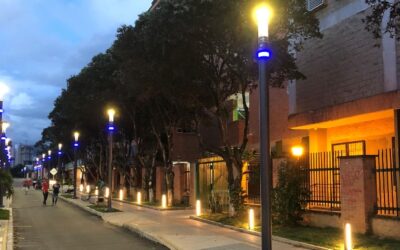 La Calle de los Estudiantes se realza con una innovadora iluminación