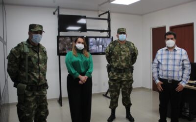 Alcaldía fortalece la seguridad con la instalación de herramientas tecnológicas en el Cantón Militar Batalla de Palonegro