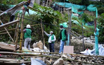 Alcaldía recuperó predio ocupado de manera irregular en zona de alto riesgo en la comuna 14