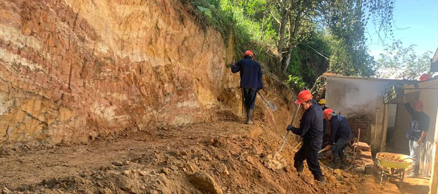 Muro de contención protegerá instalaciones de la Institución Educativa Rural Vijagual