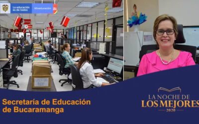 En ‘La Noche de los Mejores’, Secretaría de Educación de Bucaramanga recibió reconocimientos en las categorías de Inclusión y Equidad y en la Generación E