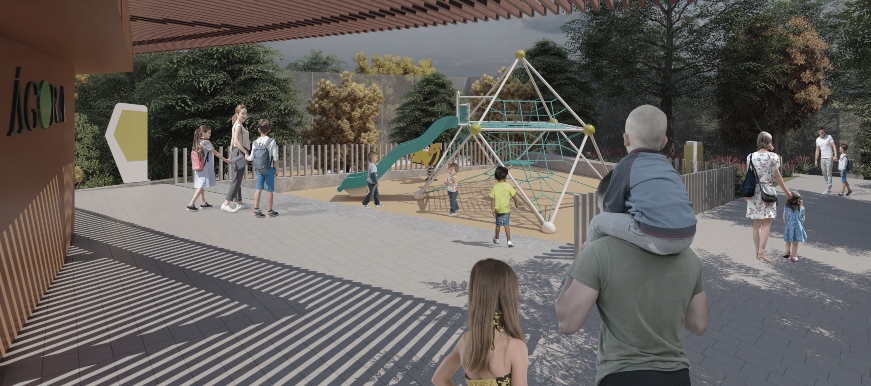 Alcaldía le cambiará la cara a salón comunal y el parque recreativo de Cordoncillo II