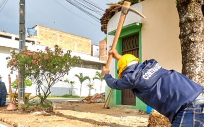 6.681 metros cuadrados de andenes son intervenidos en Bucaramanga